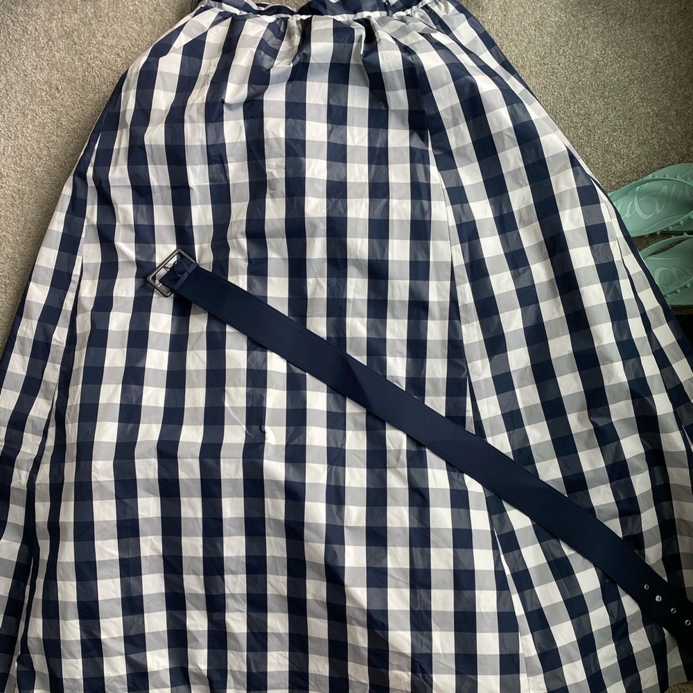 J Crew Gingham Ball Skirt